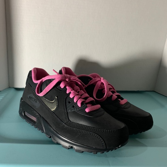 NEW VINTAGE NIKE AIR MAX RUNNING SHOES- PINK/BLK - Picture 12 of 14